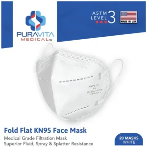 PuraVita Medical KN95 Surgical Mask | FDA 510(k) Certified